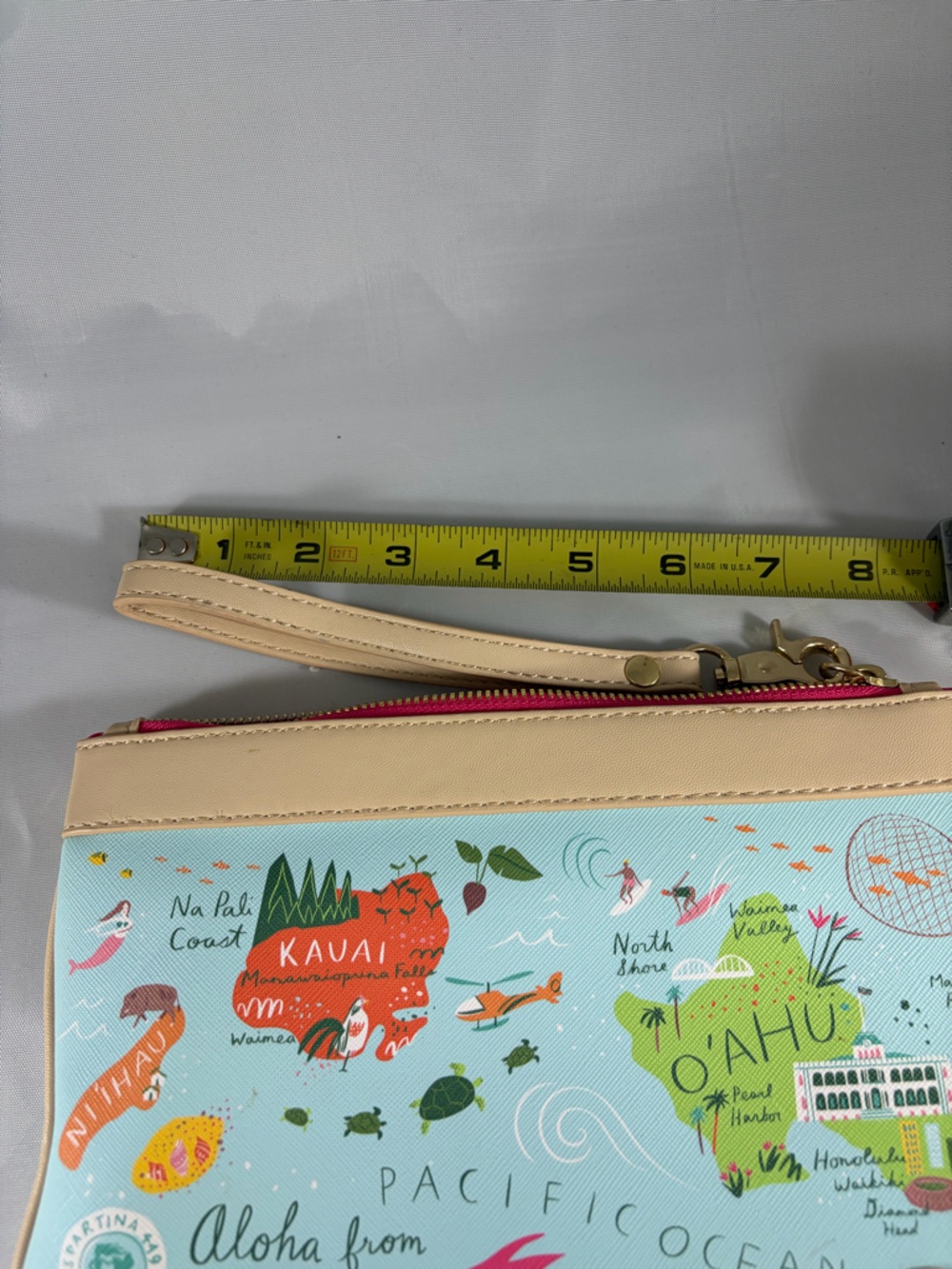 Spartina 449 Hawaiian Islands Zip Wristlet - Picture 10 of 10